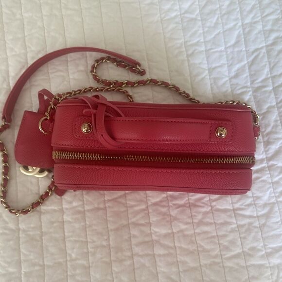 CHANEL Caviar Quilted Small CC Filigree Vanity Case Pink - Picture 4 of 16